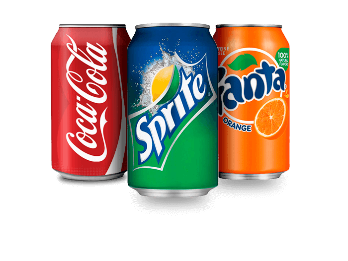 Coca Cola Sprite And Fanta 3 Pack Combo